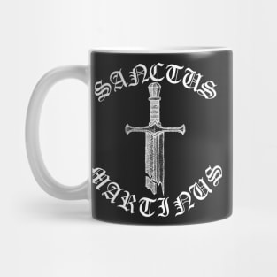 Saint Martin of Tours Broken Sword Gothic Pocket Mug